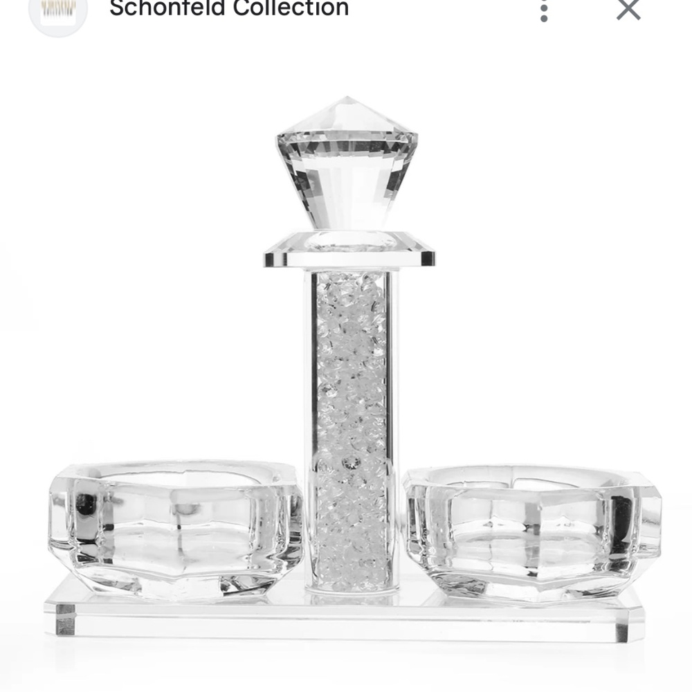 Schonfeld crystal salt holder